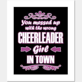 Cheerleading Base Pompoms Girls Women Team Posters and Art